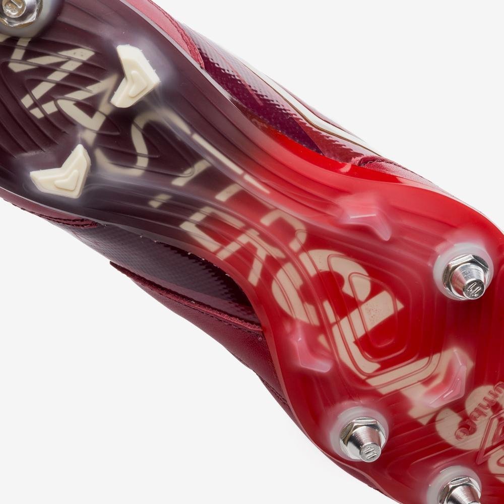 Chuteira Campo Umbro Adamant Master Class Pro Sg Vermelho 9