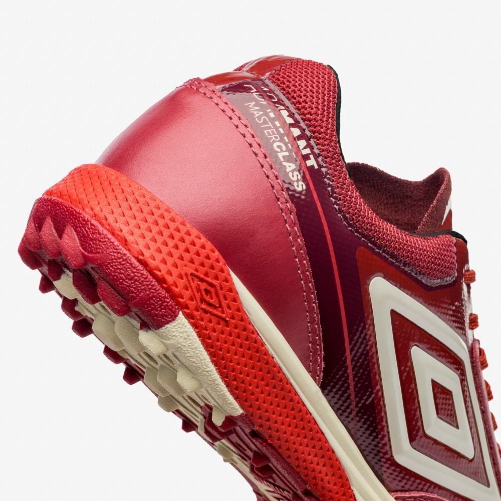 Chuteira Society Umbro Adamant Master Class Pro Bump Vermelho 7
