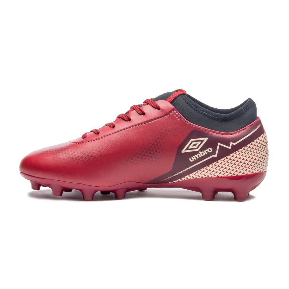 Chuteira Campo Umbro Top Speed League Vermelho 2