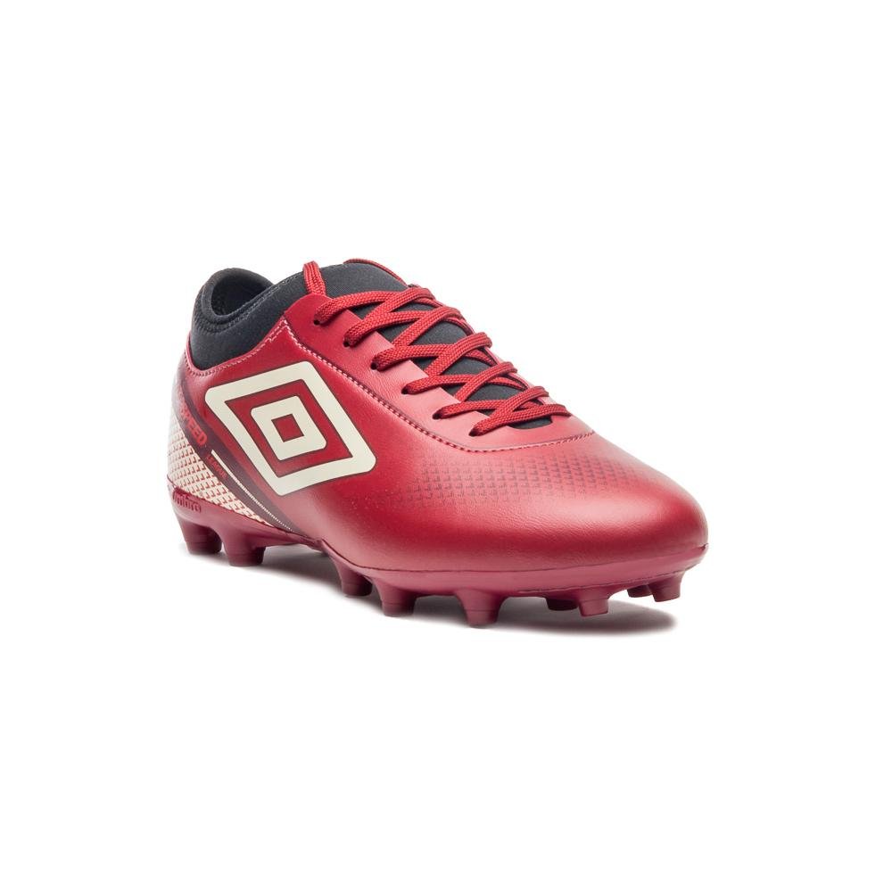 Chuteira Campo Umbro Top Speed League Vermelho 3