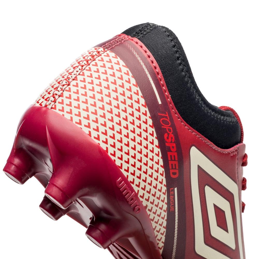 Chuteira Campo Umbro Top Speed League Vermelho 7