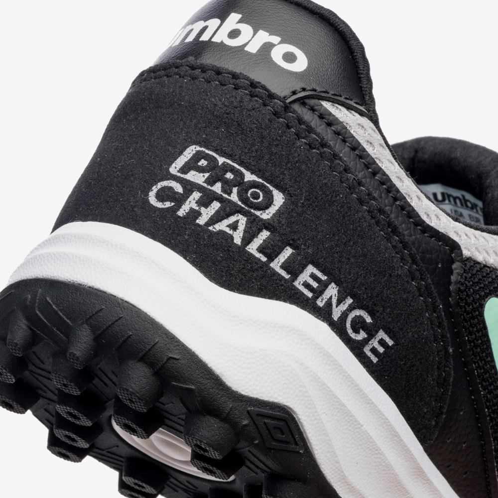 Chuteira Society Umbro Pro Challenge Uptake Branco/Preto 7