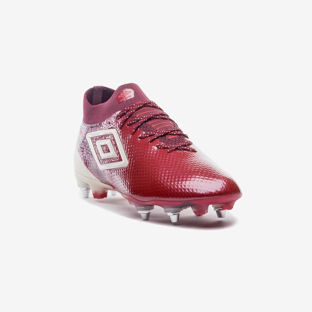 Chuteira Campo Umbro Adamant Top Speed Pro Sg Vermelho 3