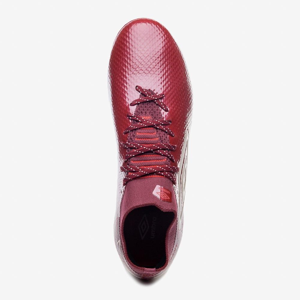 Chuteira Campo Umbro Adamant Top Speed Pro Sg Vermelho 4