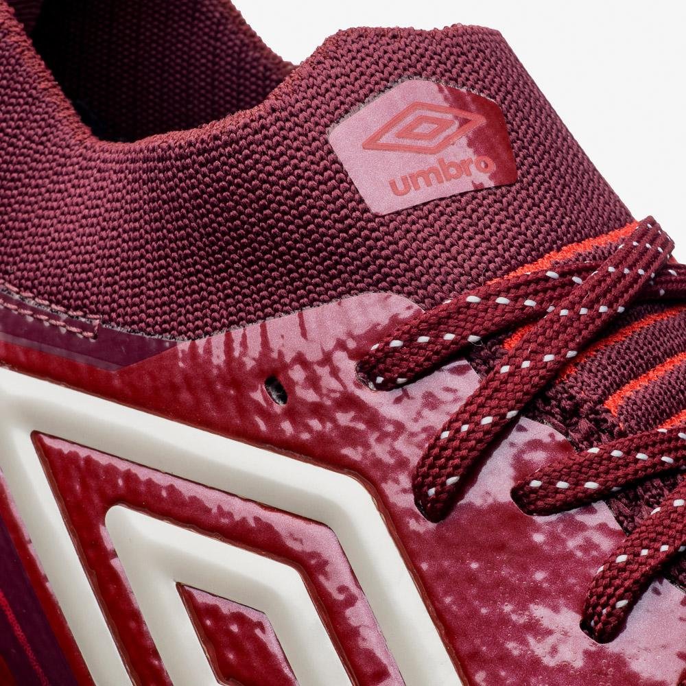 Chuteira Campo Umbro Adamant Top Speed Pro Sg Vermelho 8