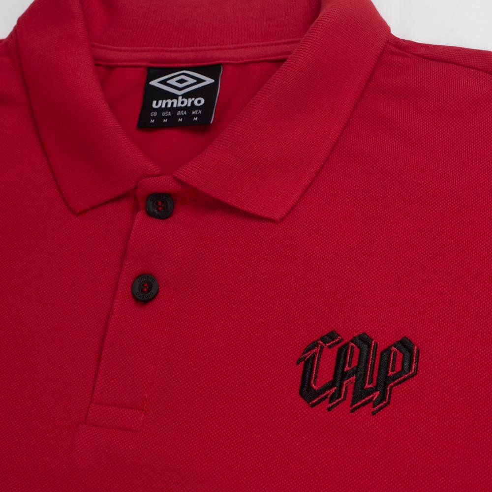 Pólo Masculina Umbro Cap Viagem 2026 Vermelho 3