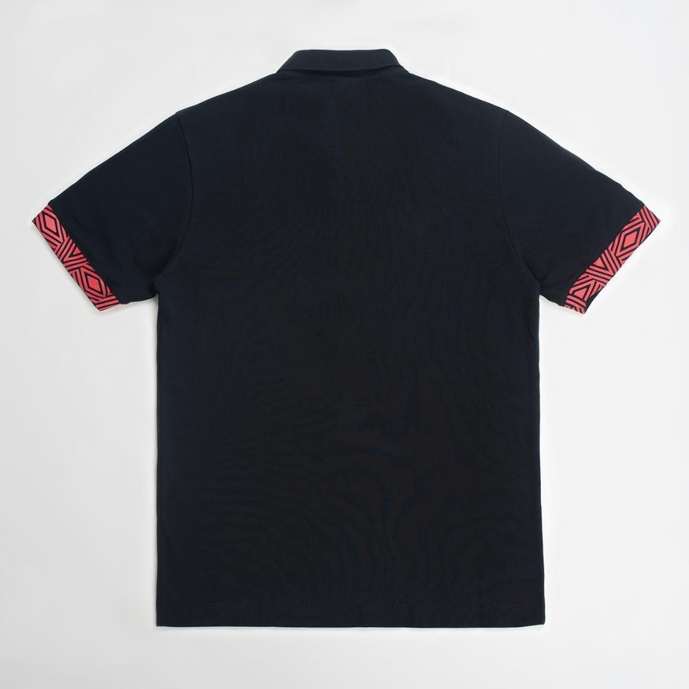 Pólo Masculina Umbro Cap Viagem 2026 Preto 2