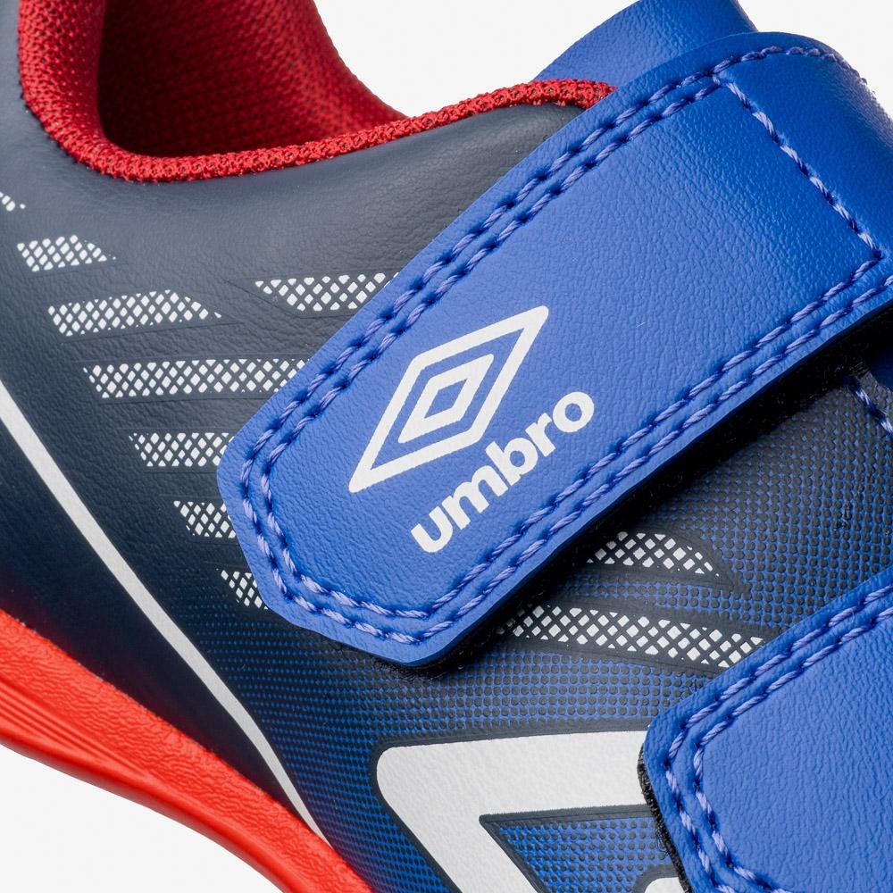 Chuteira Futsal Umbro Velocita Kids Azul 7