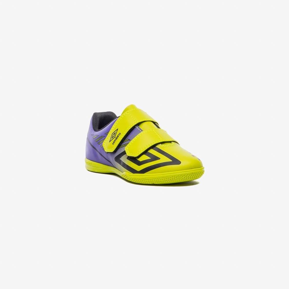 Chuteira Futsal Umbro Velocita Kids Roxo/Amarelo 3