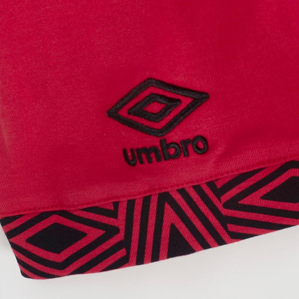Camiseta Masculina Umbro Cap Concentração 2026 Vermelho 4