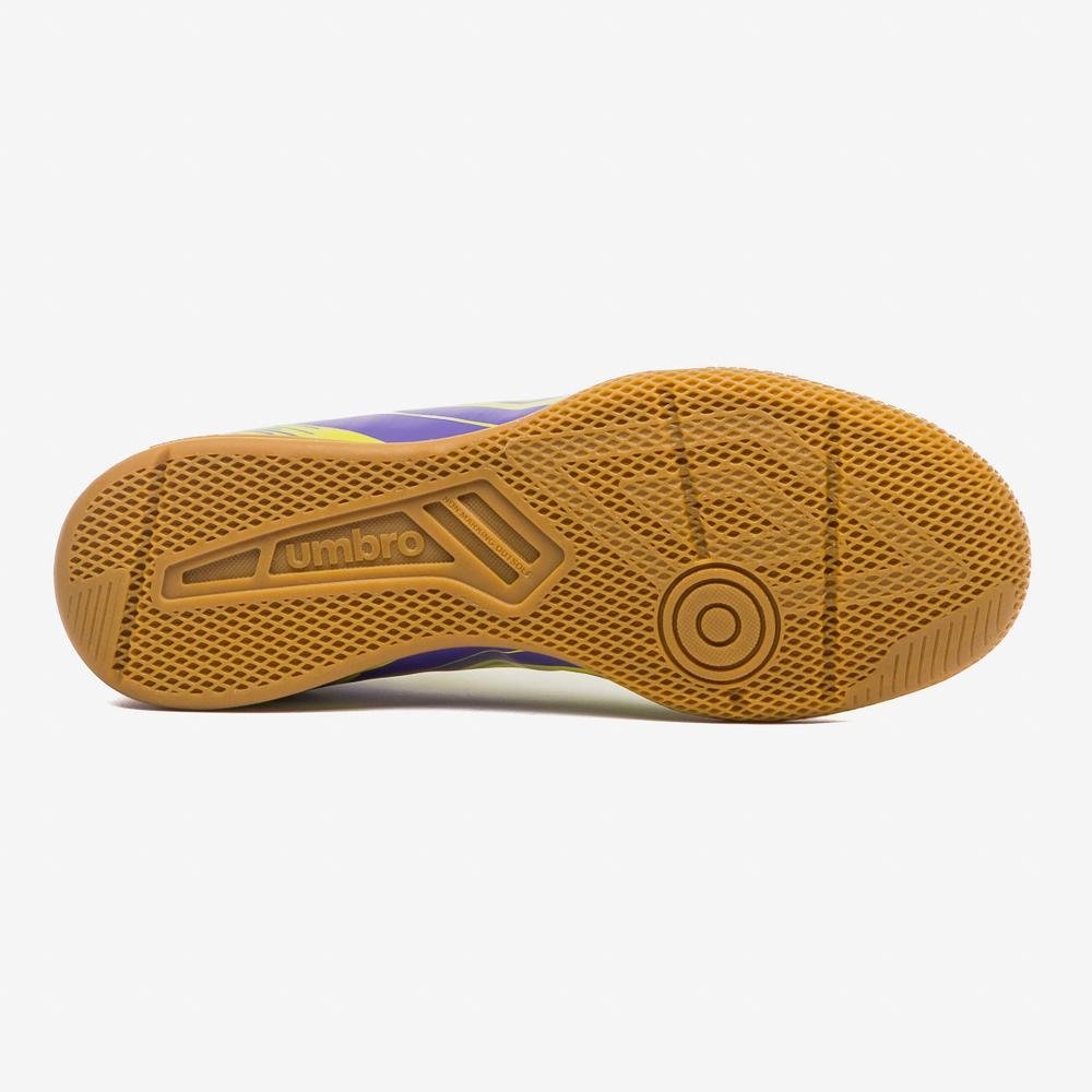Chuteira Futsal Umbro Kick Amarelo/Roxo 2