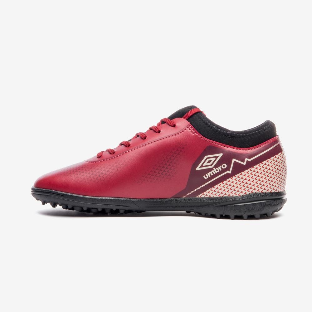 Chuteira Society Umbro Top Speed League Vermelho 2