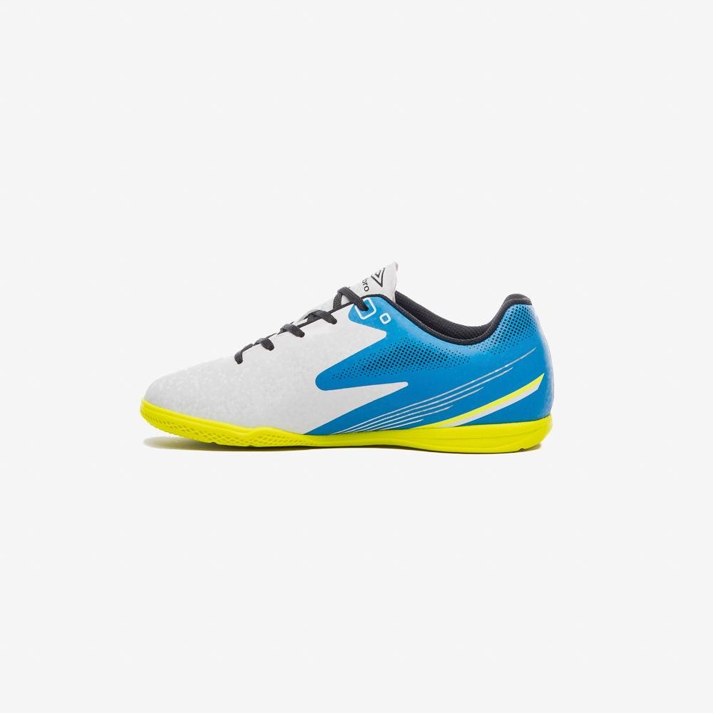 Chuteira Futsal Umbro Techno II Jr Branco/Azul 2