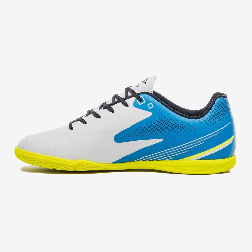 Chuteira Futsal Umbro Techno Ii Branco/Azul 2