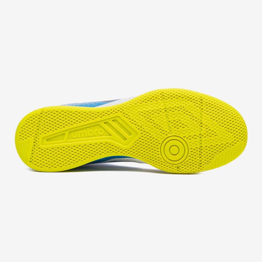 Chuteira Futsal Umbro Techno Ii Branco/Azul 5