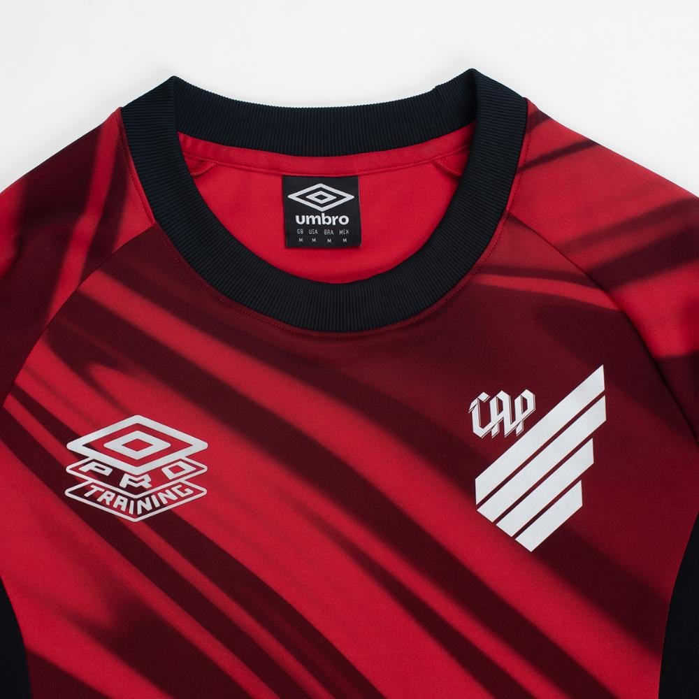 Blusão Masculino Umbro Cap Treino Atleta 2026 Vermelho 3