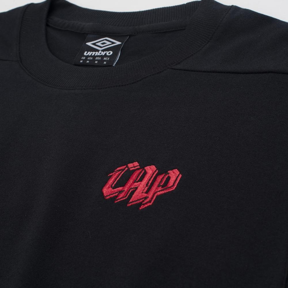Camiseta Masculina Umbro Cap Concentração 2026 Preto 3