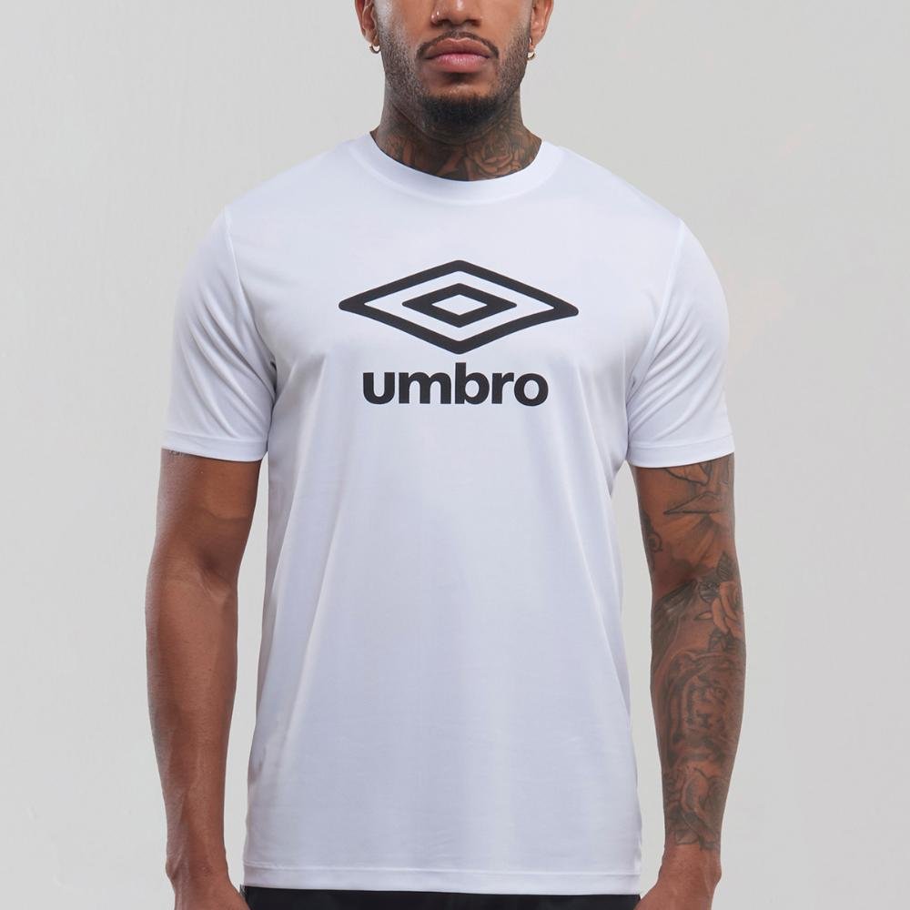 Camisa Masculina Umbro Essential Diamond Branco 2