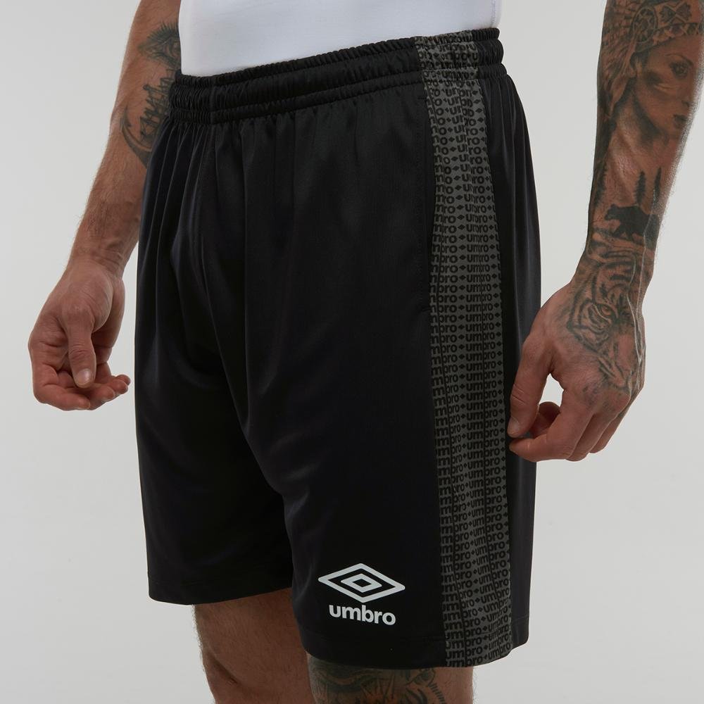 Calção Masculino Umbro Maximum Diamond C/ Bolso Preto 2