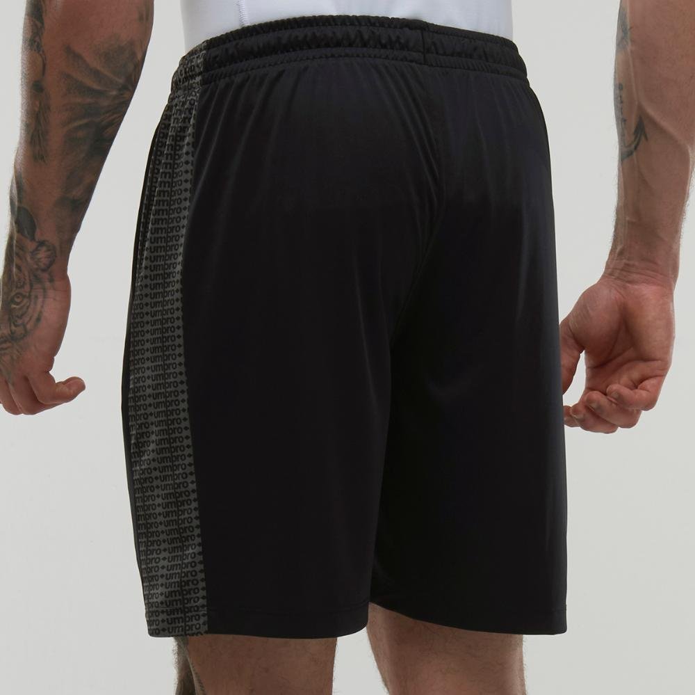 Calção Masculino Umbro Maximum Diamond C/ Bolso Preto 5