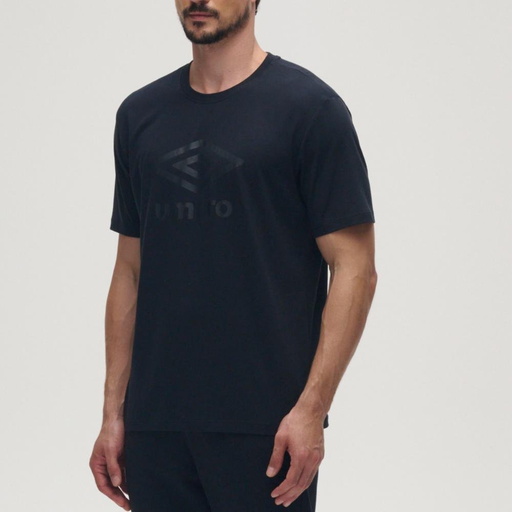 Camiseta Masculina Umbro Essential Comfy Preto 2
