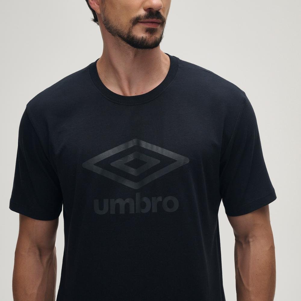 Camiseta Masculina Umbro Essential Comfy Preto 3