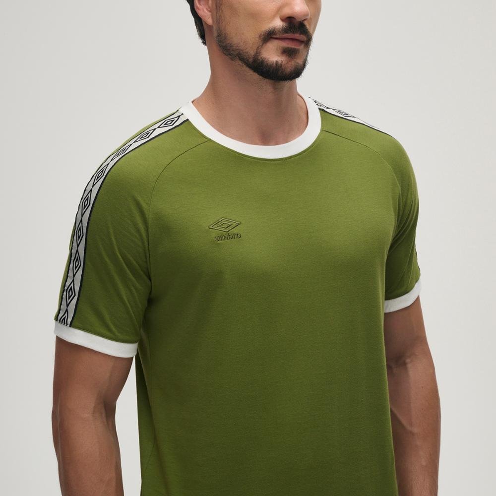 Camiseta Masculina Umbro Tape F.C. Verde 3