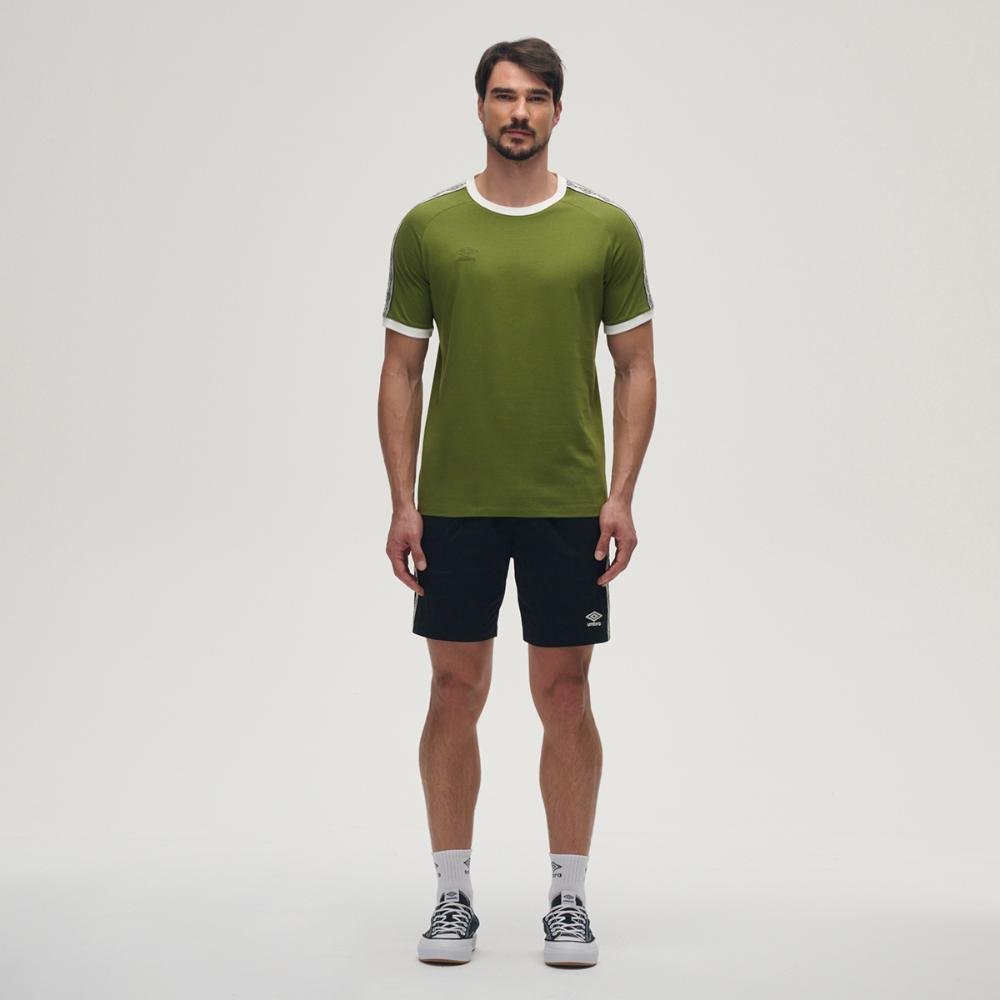 Camiseta Masculina Umbro Tape F.C. Verde 5