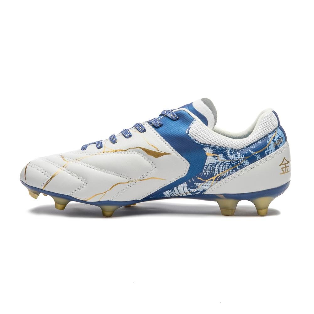 Chuteira Campo Umbro Adamant Master Class Pro Kintsugi Branco/Azul 2