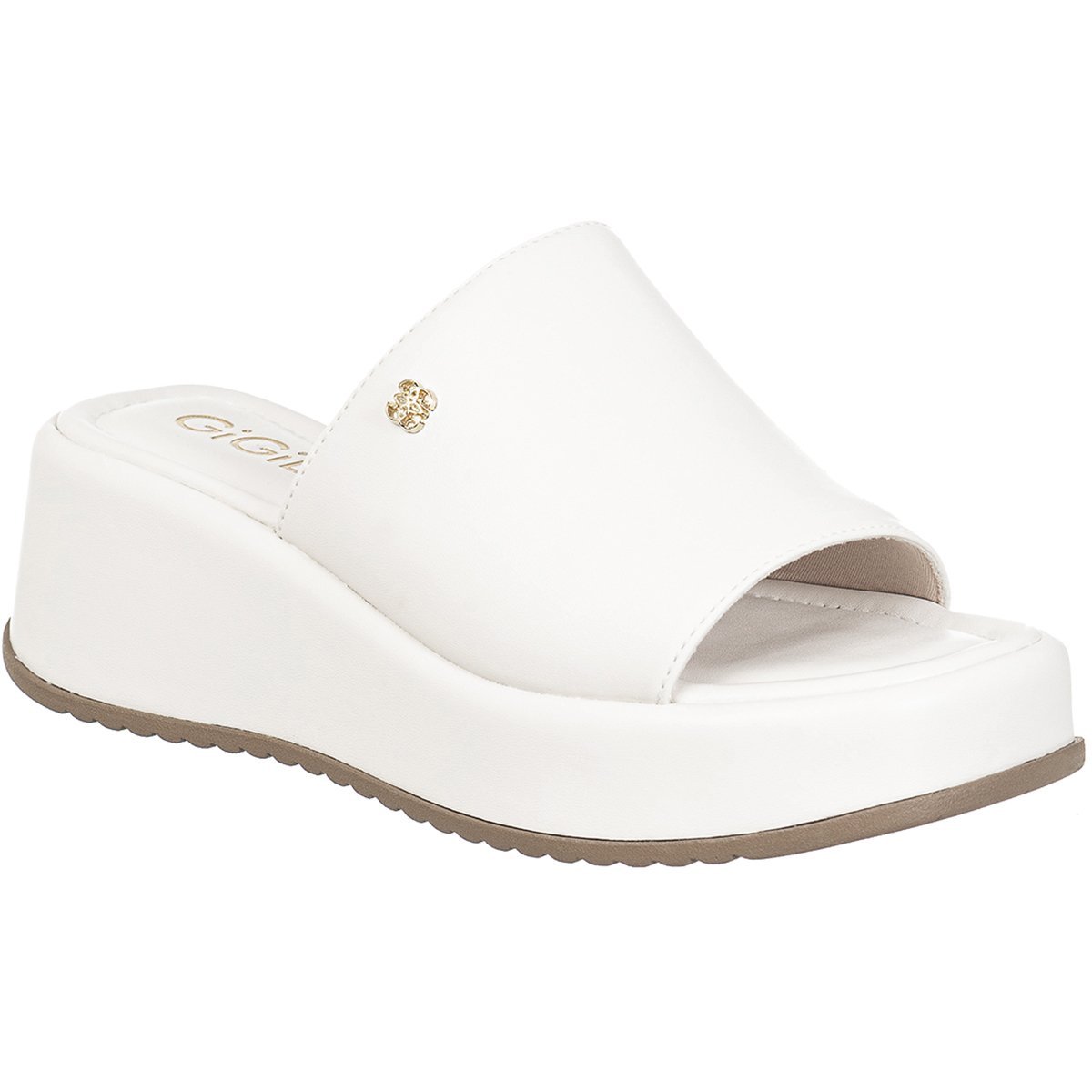 Tamanco Feminino Plataforma Sola Macia Anabela Flatform Papete Blogueira Chinelo Leve Mule GiGiL