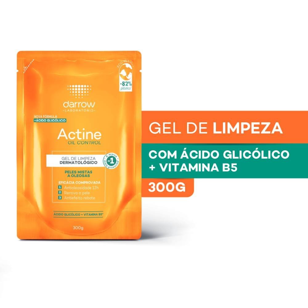 Gel De Limpeza Actine Oil Control Refil 300g 300g 1