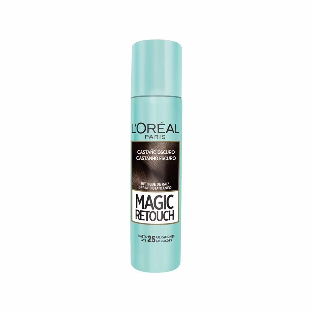 Spray Retoque De Raíz Loreal Magic Retouch Castanho Escuro 75ml