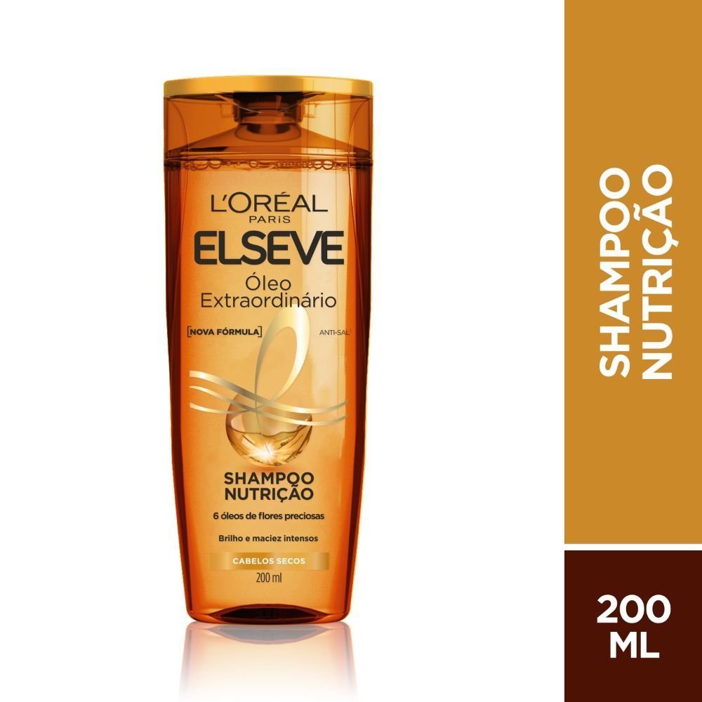 Shampoo L’oréal Paris Elseve Óleo Extraordinário 200ml 200ml 1