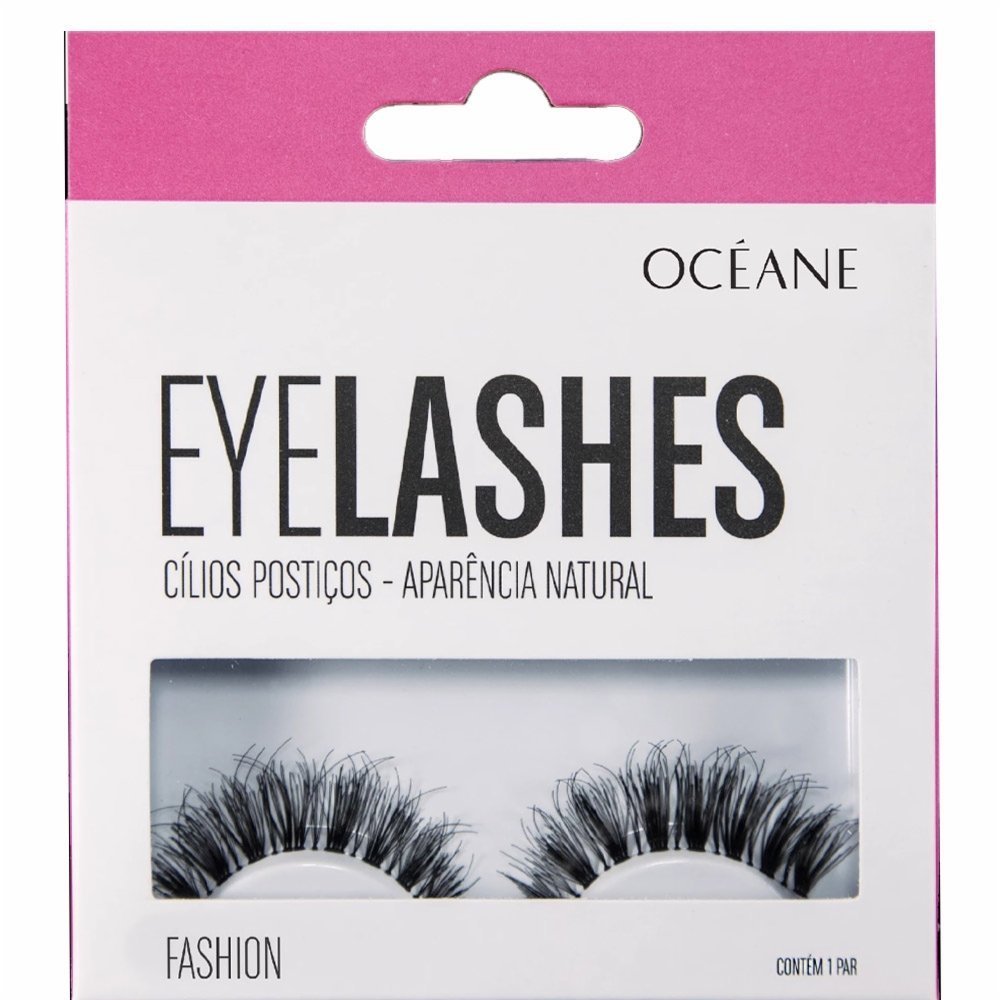 Cilios Posticos Oceane Eyelashes Fashion Preto 1