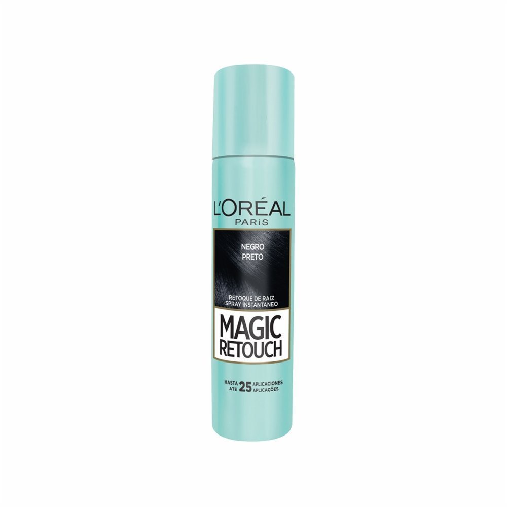 Retoque De Raiz L’oréal Paris Spray Instantâneo Magic Retouch Preto 75ml Preto 1