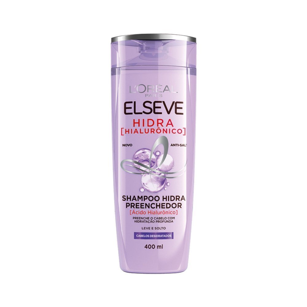 Shampoo Preenchedor L’oréal Paris Elseve Hidra Hialurônico 400ml 400ml 1