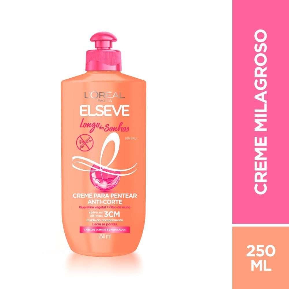 Creme Para Pentear L’oréal Paris Elseve Longo Dos Sonhos 250ml 250ml 1