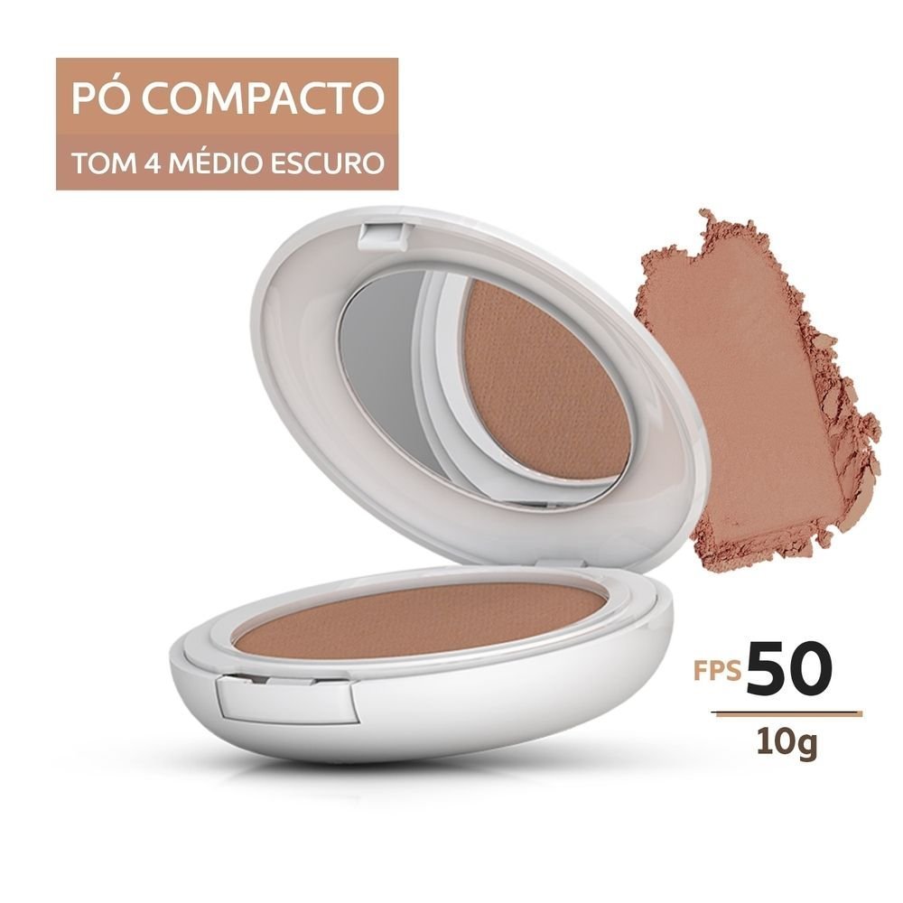 Protetor Solar Episol Color Pó Compacto Pele Morena Mais Fps 50 10g Morena Mais 4