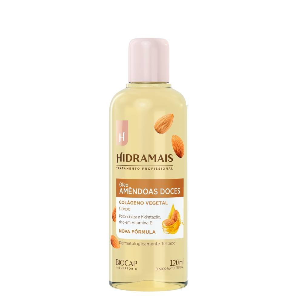 Óleo Hidramais Amêndoas Doces Colágeno 120ml