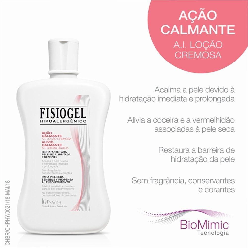 Loção Cremosa Fisiogel Ai 200ml 200ml 2