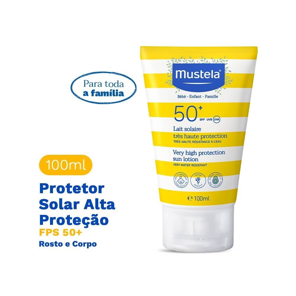 Protetor Solar Infantil Mustela Fps 50 100ml 100ml 1