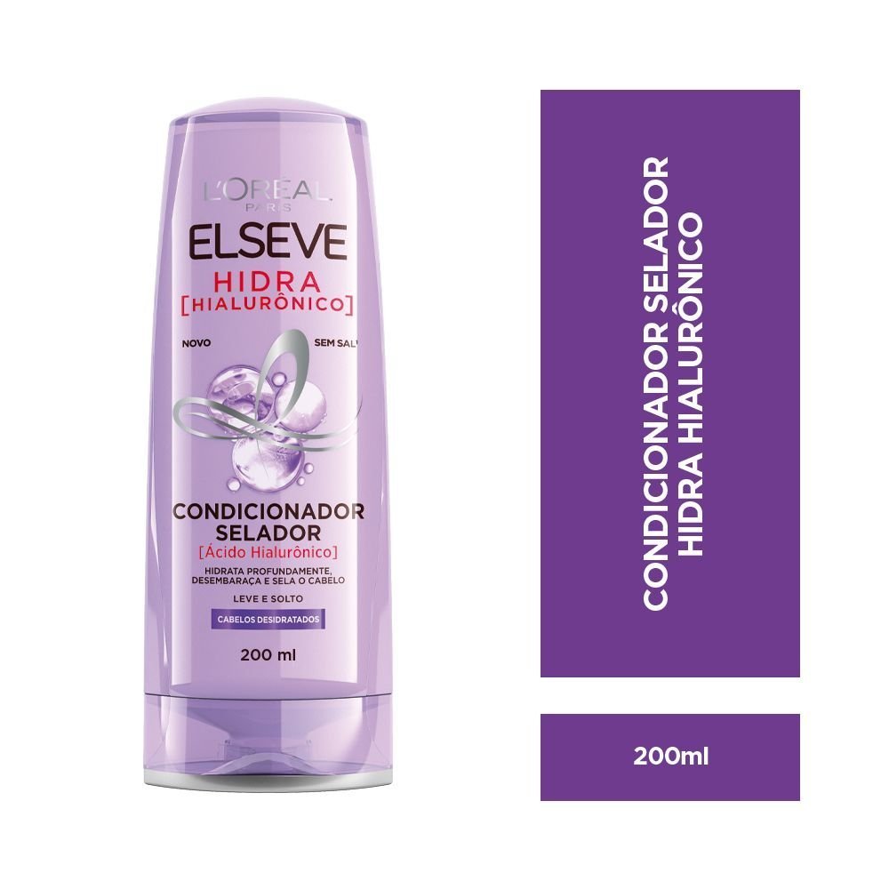 Condicionador Selador L’oréal Paris Elseve Hidra Hialurônico 200ml 200ml 1