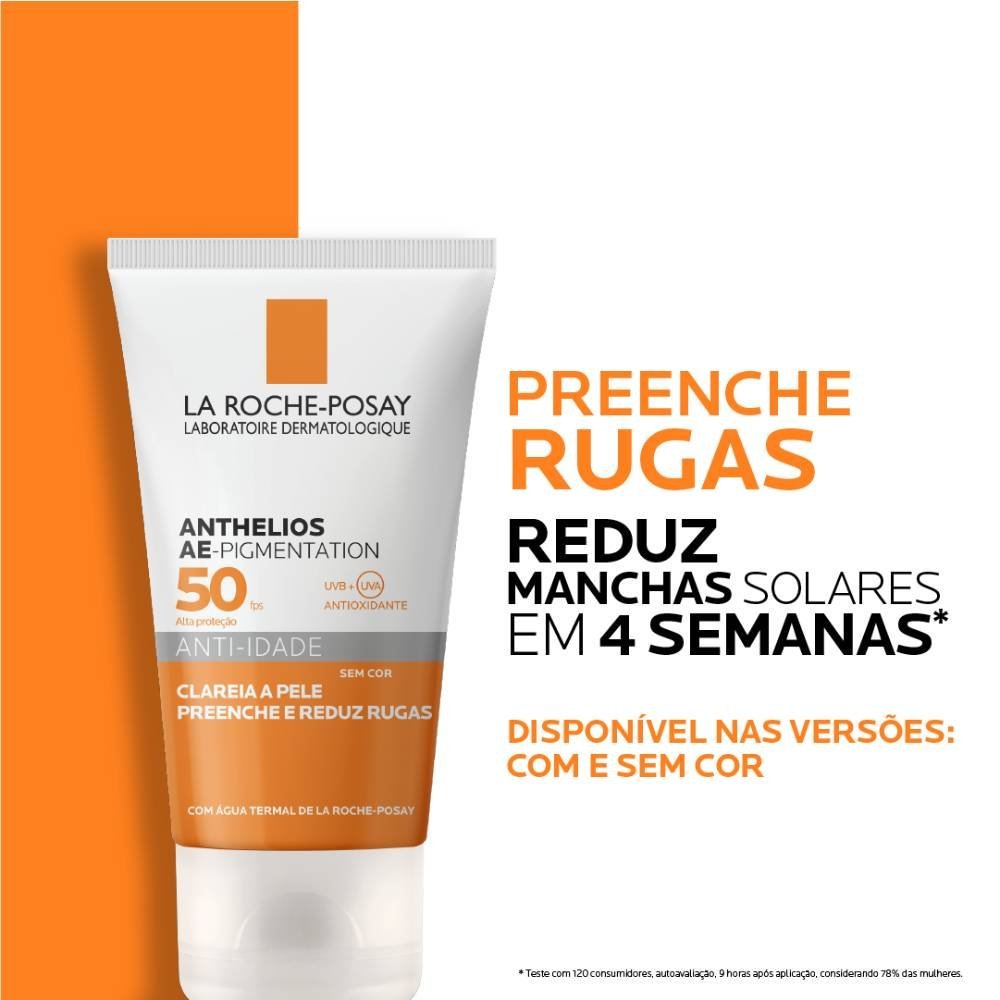 Protetor Solar La Roche Posay Anthelios Ae Pigmentation Sem Cor Fps 50 40g 40g 3
