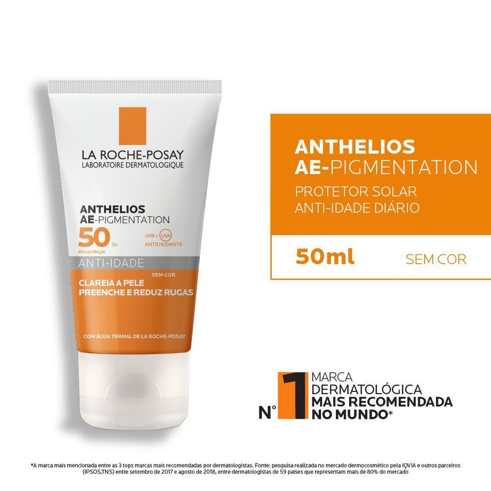 Protetor Solar La Roche Posay Anthelios Ae Pigmentation Sem Cor Fps 50 40g 40g 5