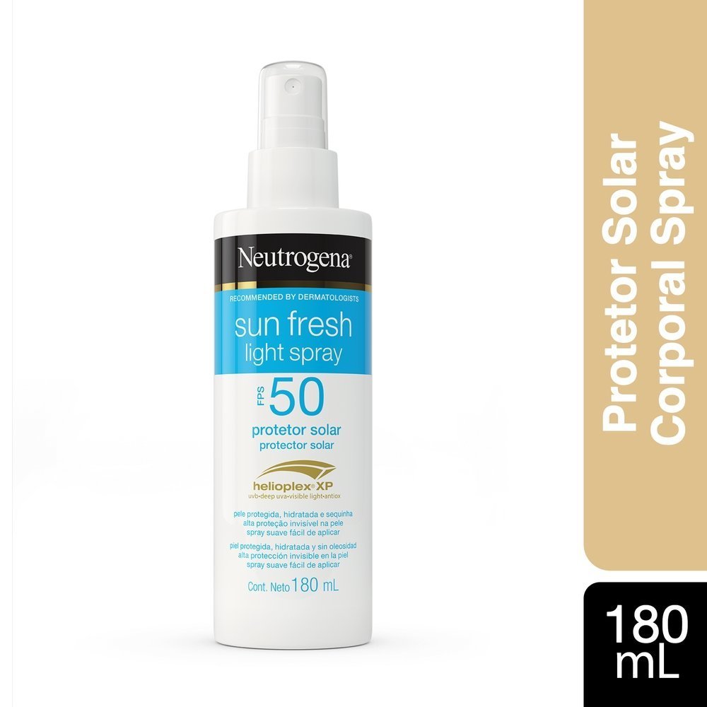 Protetor Solar Neutrogena Sun Fresh Light Spray Fps50 180ml