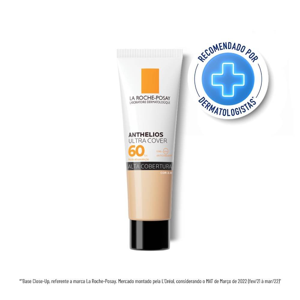 Protetor Solar Facial La Roche Posay Anthelios Ultra Cover Cor 2.0 Fps60 30g Cor 2.0 1