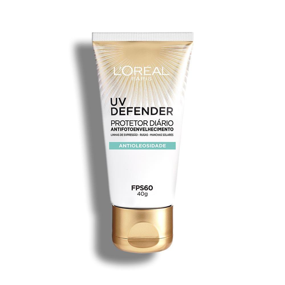 Protetor Solar Facial L’oréal Uv Defender Antioleosidade Fps 60 40g 40g 2