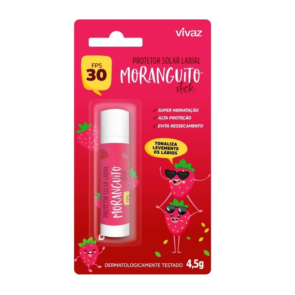 Protetor Labial Vivaz Moranguito Fps 30 4,5g Moranguito 3