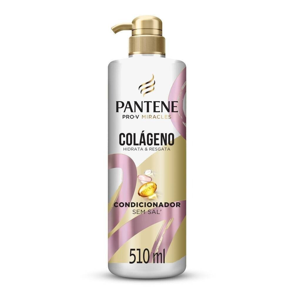 Condicionador Pantene Pro-v Miracles Colágeno Hidrata & Resgata 510 Ml 510ml 1