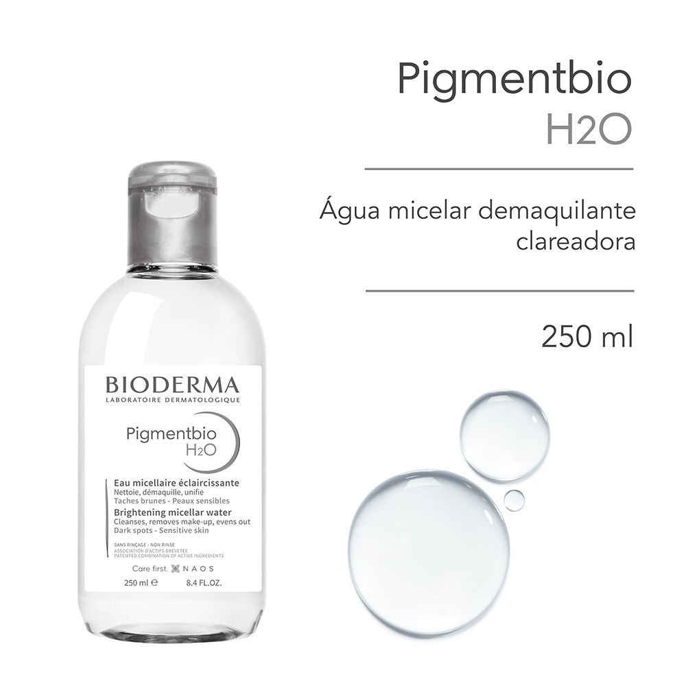 Água Micelar Bioderma Pigmentbio H2o Dermatológica 250ml 250ml 1